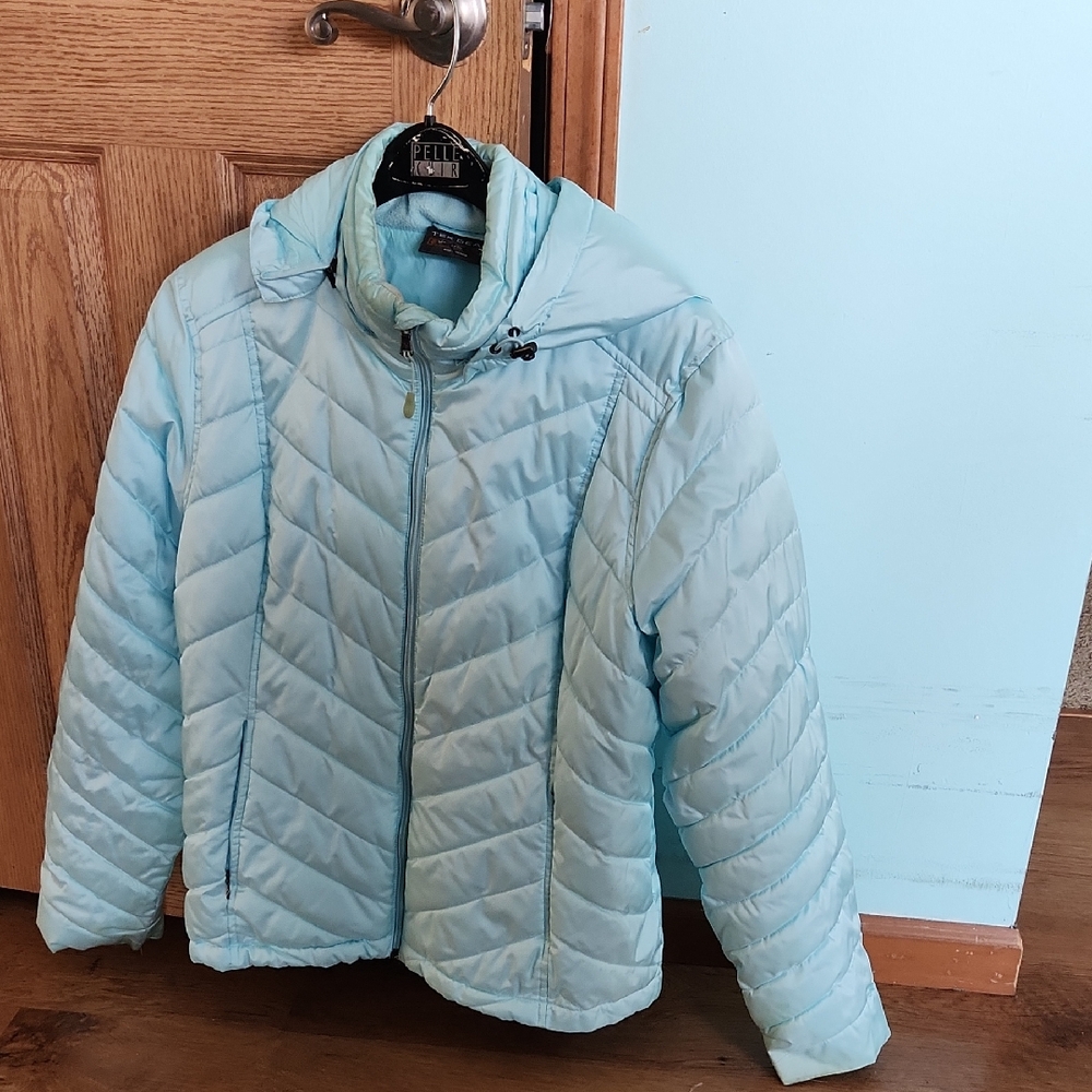 Tek Gear Light Blue Ski Jacket